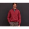 Pull Homme Laine Col Zippé Rouge Chiné - KENNETH -Boutique Pop Mey Edlich 0060105z kenneth rouge chine 1