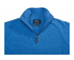 Pull Homme Laine Col Zippé Bleu Mer - KENNETH -Boutique Pop Mey Edlich 006010bm kenneth bleu mer 5