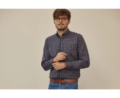 Chemise Flanelle Carreaux Blancs Et Rouges - LINDSAY