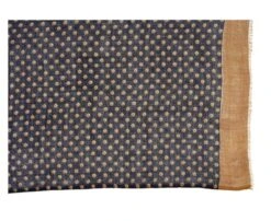 Écharpe Laine Motif Navy Et Fauve 9 Écharpe Laine Motif Navy Et Fauve -Boutique Pop Mey Edlich 00619067 echarpeslaine motif navy et fauve 4