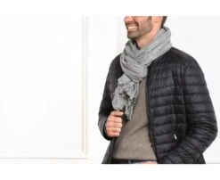 Écharpe Fine Laine Et Cachemire Gris Chiné -Boutique Pop Mey Edlich 0077901d echarpeslaineetcashmere gris chine 3