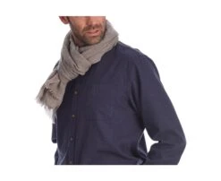 Écharpe Fine Laine Et Cachemire Taupe Chiné -Boutique Pop Mey Edlich 0077901p echarpeslaineetcashmere taupe chine 3