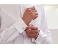 Chemise Blanche à Boutons De Manchettes - PIETRO -Boutique Pop Mey Edlich 00801004 pietro blanc 4bis