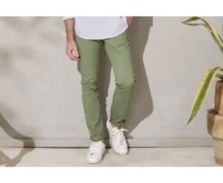 Pantalon Chino Homme Vert Sauge - KYRK
