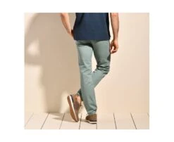 Pantalon Chino Homme Vert Givré - KYRK -Boutique Pop Mey Edlich 0082209v kyrk vert givre 3