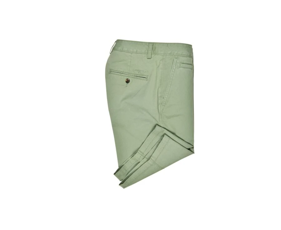 Bermuda Chino Homme Vert Sauge - BARRY 6 Bermuda Chino Homme Vert Sauge - BARRY – Image 4