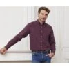 Chemise Flanelle Rouge Sombre à Petits Carreaux Navy - BRODY 1 Chemise Flanelle Rouge Sombre à Petits Carreaux Navy - BRODY -Boutique Pop Mey Edlich 008390bt brody rouge sombre et navy 1
