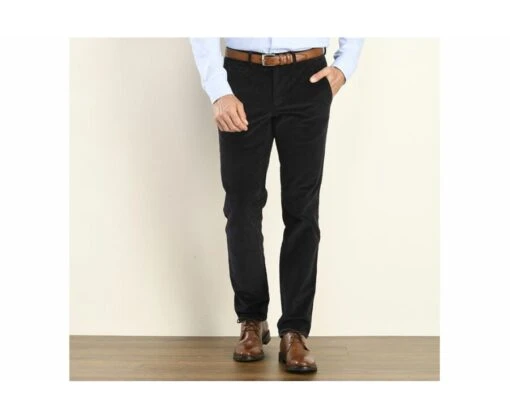 Pantalon Chino Velours Côtelé Homme Navy - NORMAN 5 Pantalon Chino Velours Côtelé Homme Navy - NORMAN -Boutique Pop Mey Edlich 0085900w norman navy 1