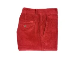 Pantalon Chino Velours Côtelé Homme Rouge Grenat - NORMAN -Boutique Pop Mey Edlich 00859048 norman rouge grenat 6