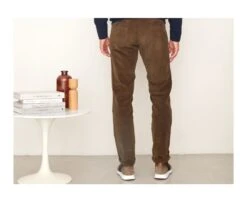 Pantalon Chino Velours Côtelé Homme Olive - NORMAN -Boutique Pop Mey Edlich 00859061 norman olive 2