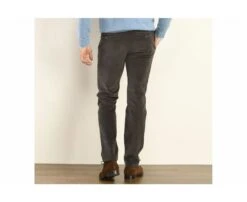 Pantalon Chino Velours Côtelé Homme GrisTaupe - NORMAN -Boutique Pop Mey Edlich 00859091 norman gris taupe 2