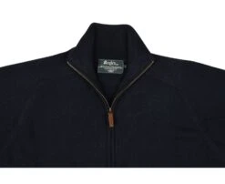 Gilet Zippé Homme Laine Bleu Marine - KANE -Boutique Pop Mey Edlich 0092406t kane bleu marine 8