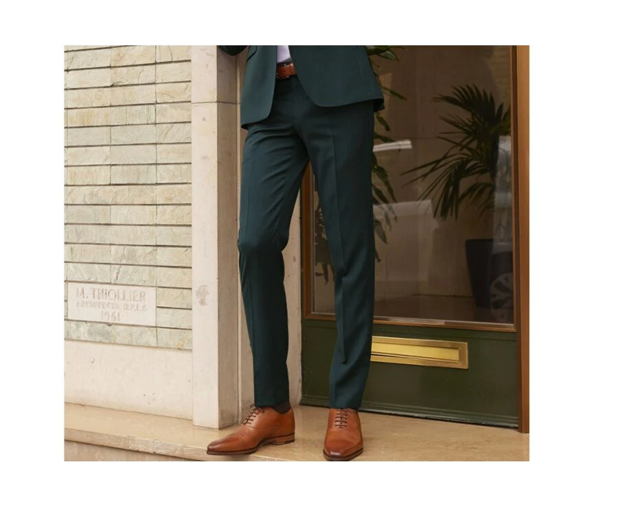 Pantalon De Costume Homme Vert Bouteille - LAZARE 3 Pantalon De Costume Homme Vert Bouteille - LAZARE