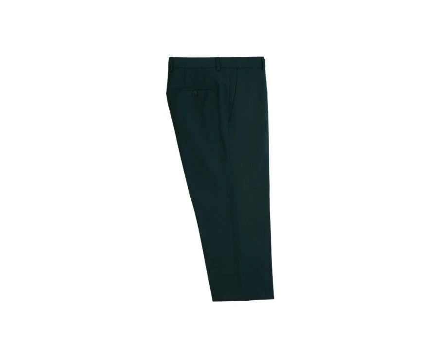 Pantalon De Costume Homme Vert Bouteille - LAZARE 5 Pantalon De Costume Homme Vert Bouteille - LAZARE – Image 3