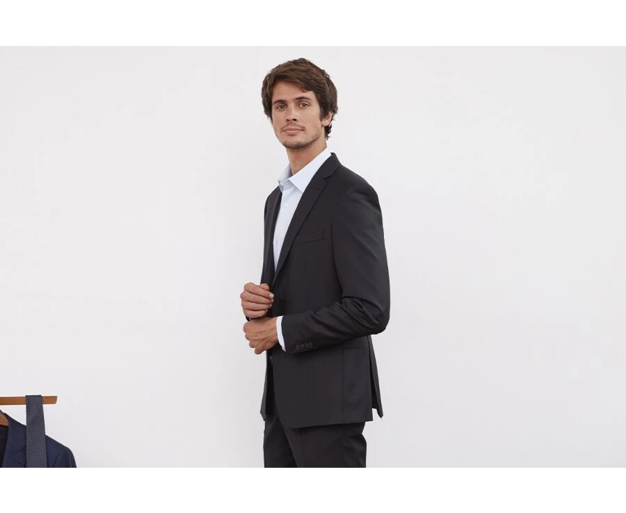 Veste De Costume Homme Noir - LAZARE 4 Veste De Costume Homme Noir - LAZARE – Image 2