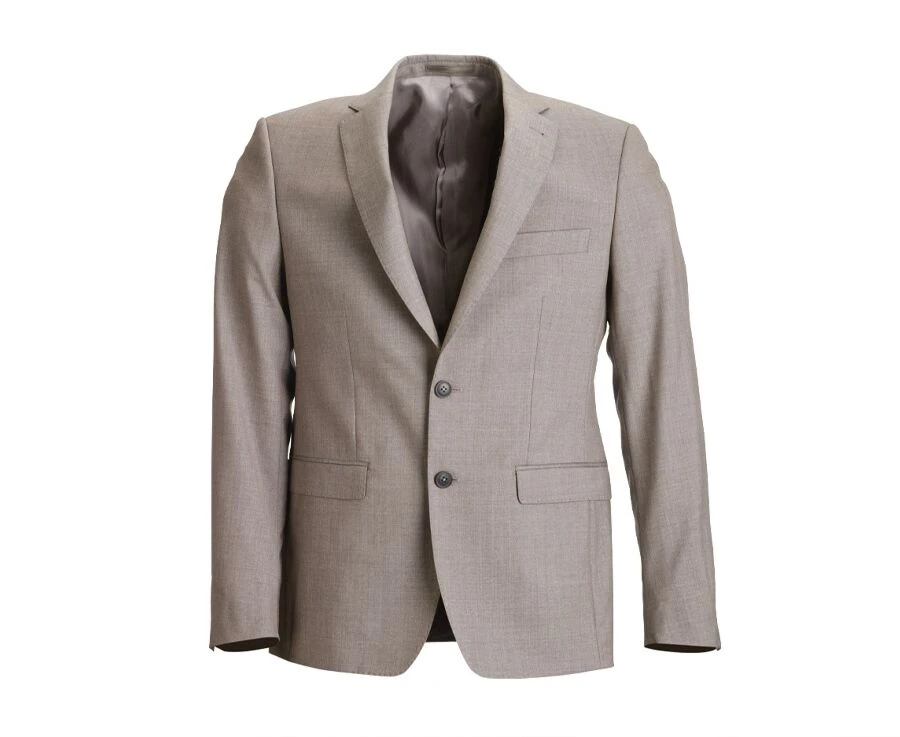 Veste De Costume Homme Taupe Chiné - LAZARE 5 Veste De Costume Homme Taupe Chiné - LAZARE – Image 3