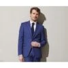 Veste De Costume Homme Bleu Franc - LAZARE -Boutique Pop Mey Edlich 0095803j veste lazare bleu franc 1 1