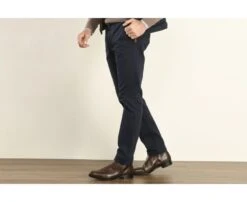 Pantalon Chino Homme Navy Foncé - NIGEL II -Boutique Pop Mey Edlich 0096601v nigelii navy fonce 3bis
