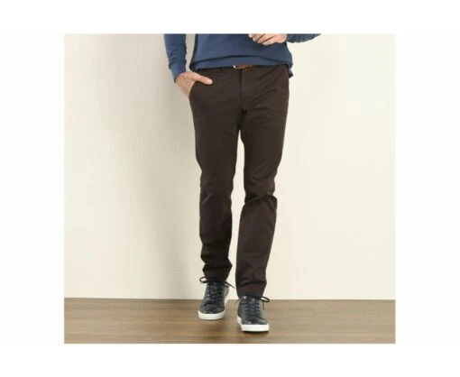 Pantalon Chino Homme Brun Foncé - NIGEL II 8 Pantalon Chino Homme Brun Foncé - NIGEL II -Boutique Pop Mey Edlich 0096607p nigelii brun fonc 1