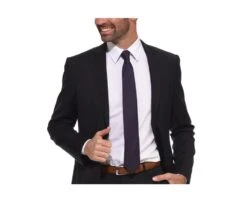 Cravate Homme Soie Marine - Micro Pois Rouge -Boutique Pop Mey Edlich 0097005t cravatesoiemicropois marine et rouge 2