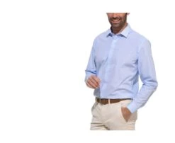 Chemise Blanche Imprimée Motifs Bleus - Col Français - OSCAR 10 Chemise Blanche Imprimée Motifs Bleus - Col Français - OSCAR -Boutique Pop Mey Edlich 00978009 oscar bleu clair et blanc 4