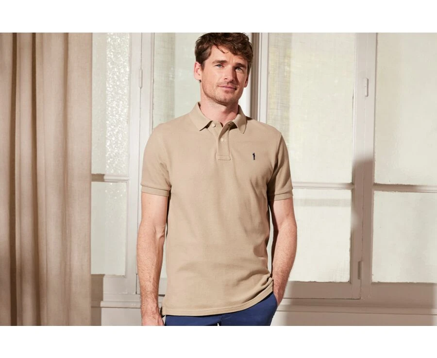 Polo Homme Beige - ANDY II 3 Polo Homme Beige - ANDY II