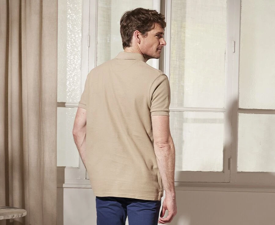 Polo Homme Beige - ANDY II 4 Polo Homme Beige - ANDY II – Image 2