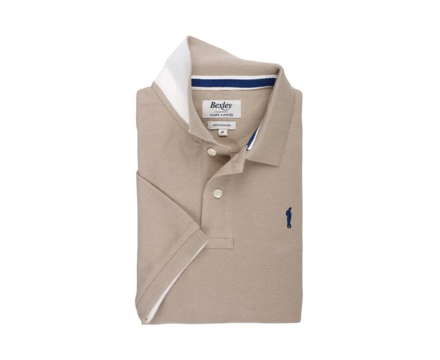 Polo Homme Beige - ANDY II 6 Polo Homme Beige - ANDY II – Image 4