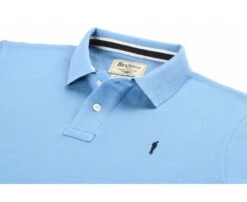 Polo Bleu Moyen Homme - ANDY II -Boutique Pop Mey Edlich 0099800d andyii bleu moyen 7 1