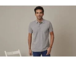 Polo Gris Chiné Homme - ANDY II