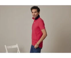 Polo Fuschia Homme - ANDY II -Boutique Pop Mey Edlich 00998027 andy ii fuschia 3bis