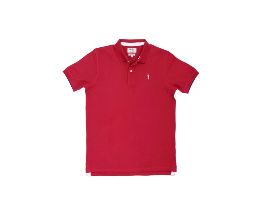 Polo Homme Rouge Sombre - ANDY II 6 Polo Homme Rouge Sombre - ANDY II – Image 4