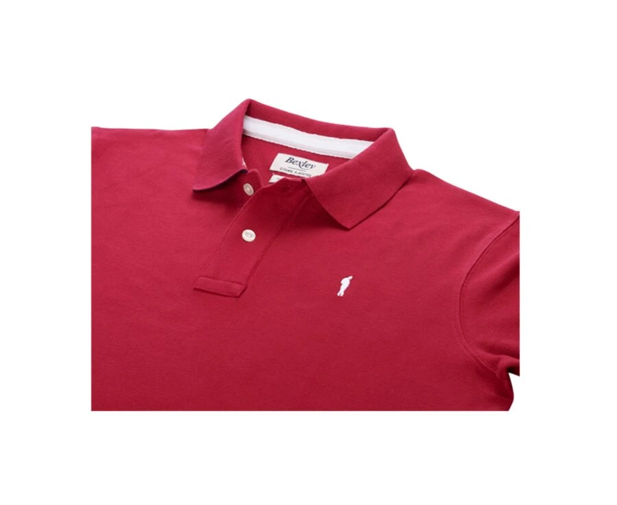Polo Homme Rouge Sombre - ANDY II 7 Polo Homme Rouge Sombre - ANDY II – Image 5