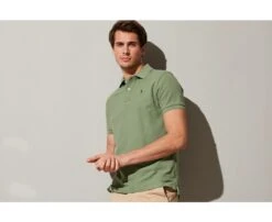 Polo Homme Vert Sauge - ANDY II