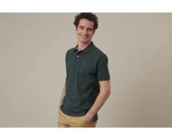 Polo Homme Vert Sombre - ANDY II