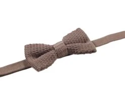 Noeud Papillon Homme Tricot Camel -Boutique Pop Mey Edlich 01014022 noeud papillon uni tricot camel 3