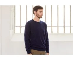 Pull Homme Laine Col Rond Navy - CONAN -Boutique Pop Mey Edlich 0104200w conan navy 3bis