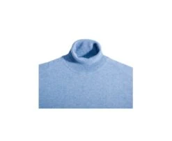 Pull Col Roulé Homme Laine Bleu Chiné - EMERIC -Boutique Pop Mey Edlich 0104301s emeric bleu chine 5