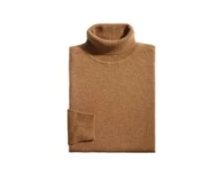 Pull Col Roulé Homme Laine Noisette Chiné - EMERIC -Boutique Pop Mey Edlich 01043051 emeric noisette chine 4 1