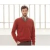 Pull Homme Laine Col V Epice Chiné - ELIAN -Boutique Pop Mey Edlich 010440bn elian epice chine 1