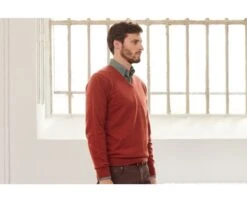 Pull Homme Laine Col V Epice Chiné - ELIAN -Boutique Pop Mey Edlich 010440bn elian epice chine 3