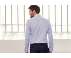 Chemise Bleu Pâle à Boutons De Manchettes - PAOLO -Boutique Pop Mey Edlich 0108603s paolo bleu pale 2bis