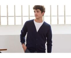 Gilet Homme Laine Bleu Marine - OWEN II