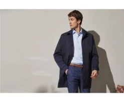 Trench Homme Bleu Marine - AURÈLE II