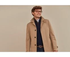 Trench Homme Beige Foncé - AURÈLE II
