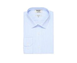 Chemise Coton Rayée Bleu Clair Et Blanc - MAXIMILIEN 12 Chemise Coton Rayée Bleu Clair Et Blanc - MAXIMILIEN -Boutique Pop Mey Edlich 01163009 maximilien bleu clair et blanc 1