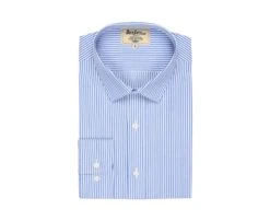 Chemise Coton Rayée Bleu Et Blanc - MAXIMILIEN 11 Chemise Coton Rayée Bleu Et Blanc - MAXIMILIEN -Boutique Pop Mey Edlich 0116300f maximilien bleu ocean et blanc 1