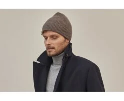Bonnet Laine Homme Gris Taupe Chiné - BENNETH -Boutique Pop Mey Edlich 0118805y benneth gris taupe chine 2