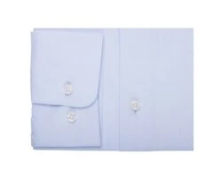 Chemise Bleu Pâle Coton Popeline - Col Italien - LUDOVICO CLASSIC -Boutique Pop Mey Edlich 0120603s ludovico classic bleu pale 6