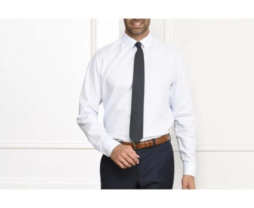 Chemise Blanche Coton Popeline Tramée - FIACRE 7 Chemise Blanche Coton Popeline Tramée - FIACRE -Boutique Pop Mey Edlich 01219004 fiacre blanc 2